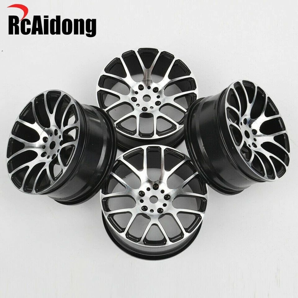 RcAidong Aluminium Felgen Für Tamiya TT-01 TT02 1/10 RC Drift on-Road Racing Car - Bild 2 von 4