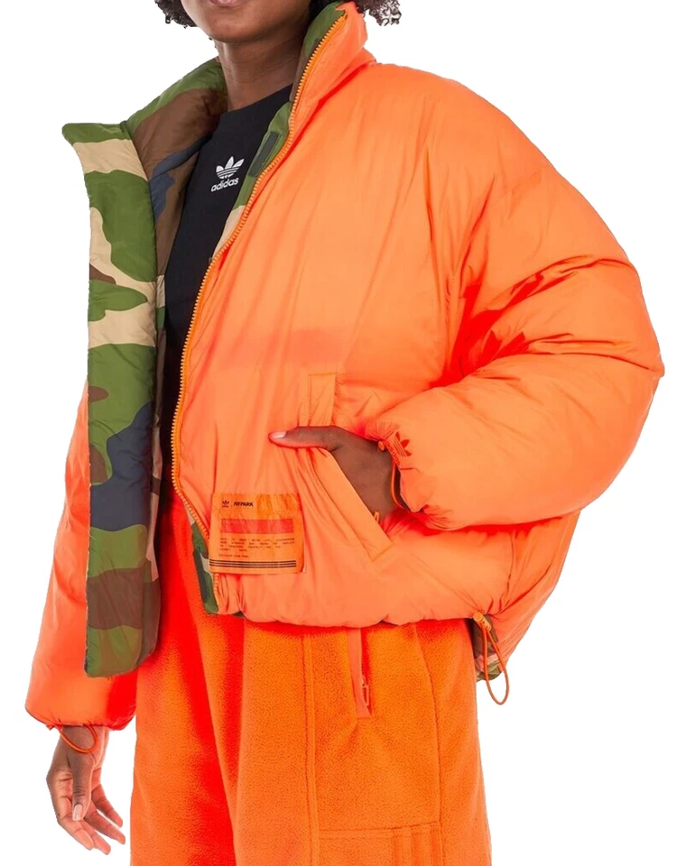 Chaqueta de Camuflaje Adidas Beyonce IVY Reversible Gran Tamaño Puffer Abrigo Talla Pequeña Foto 3 de 4