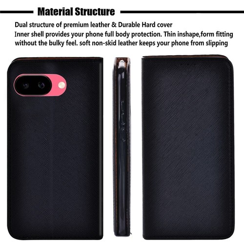 PU Leather Stand Wallet Cover Case For Google Pixel 6/6A/7/7A/8/8 Pro/9/9 Pro/9A - Picture 2 of 13