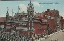 Hippodrome New York City Classic Car Automobile Divided Back Vintage Postcard