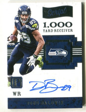 2017 Panini Pantheon Script 1000 #19 Doug Baldwin 10/10 A39 096