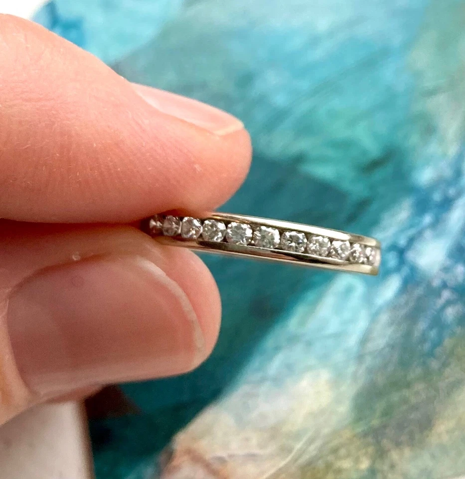 wedding ring sets for women 14k white gold - Image 4 of 4