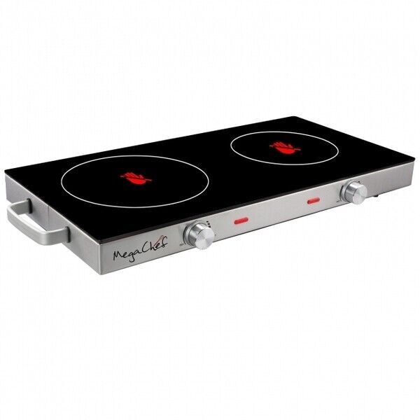 MegaChef Infrared Double Cooktop - Ceramic, Black for sale online | eBay