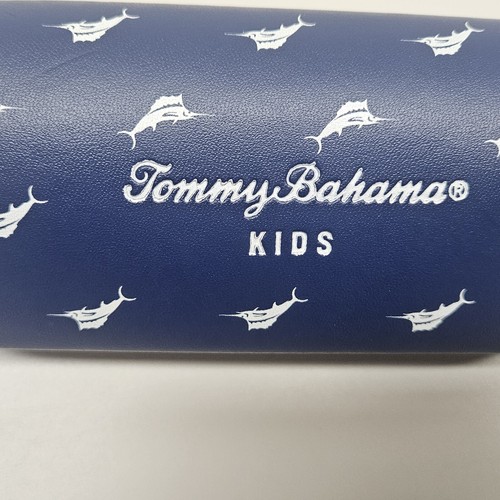 Tommy Bahama Kids Eyeglass Case Blue With Sailfish Hinge Soft Lining - Picture 2 of 10