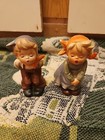 Boy And Girl Kissing Ceramic Figurines Made In Japan! Near Mint! — photo 2