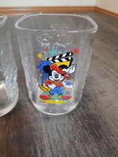 Vintage Walt Disney World McDonalds Drinking Glasses 2000 Set of 4