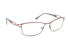 New Authentic SEIKO T6501 53A Japan Red Titanium Eyeglasses Frames Eyewear NOS