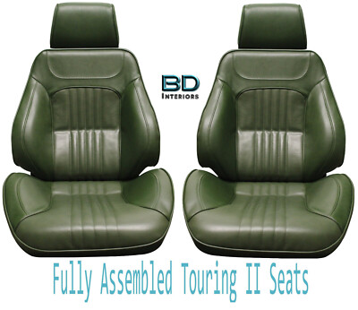 1971-72 Chevelle Touring II Front Bucket Seats Assembled