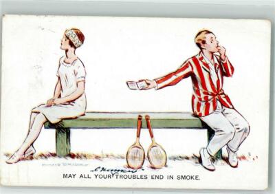 39627062 - sign. Harold Rashaw May all your troubles end in smoke - Zigaretten