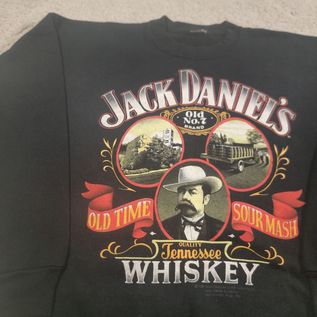 トップス 80-90s vintage JACK DANIELS vintage tee Vintage 90s Jack Daniel's Whiskey Single Stitch Graphic T