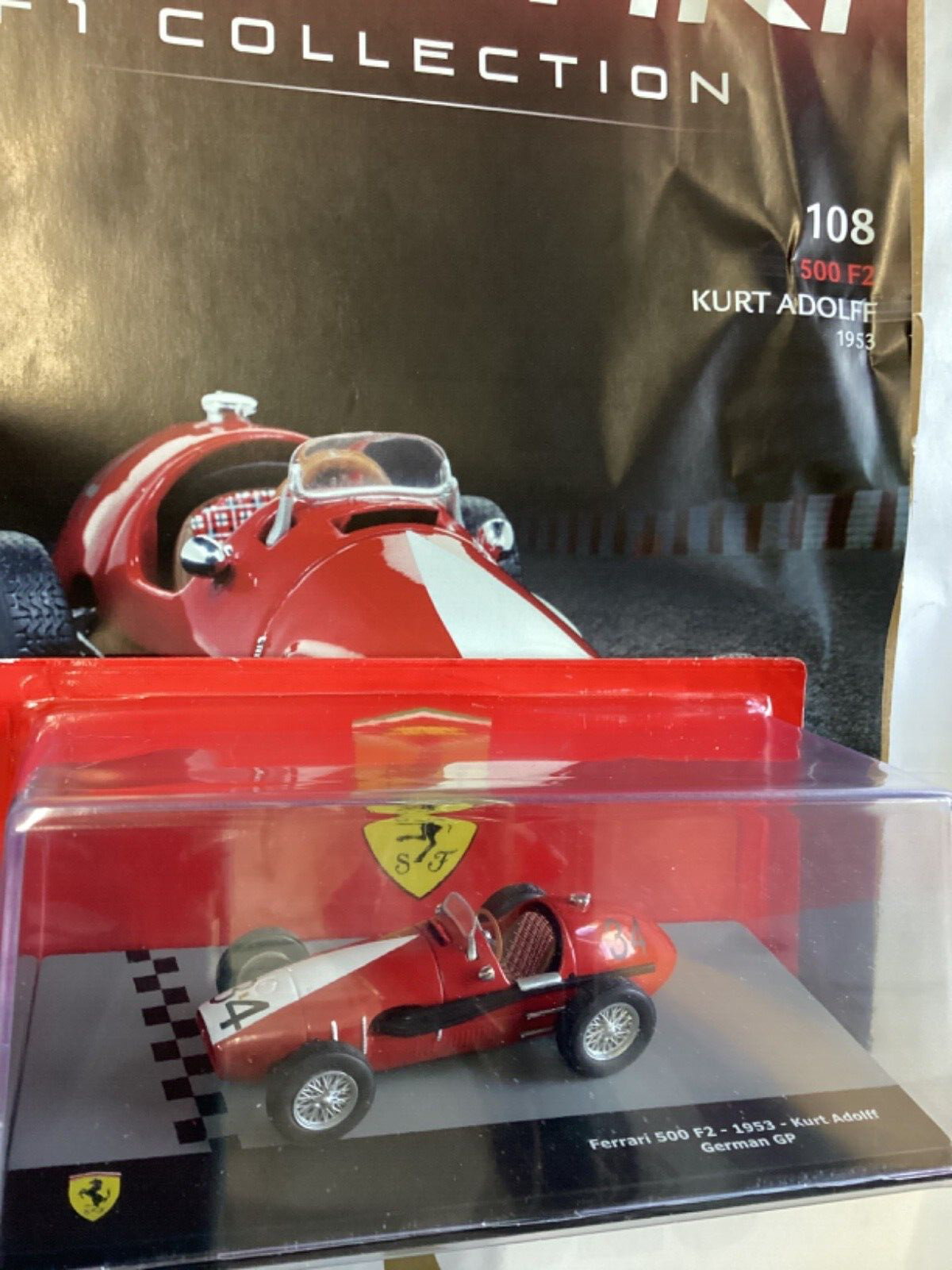 Ferrari 500 F2 Kurt Adolff 1953 German GP 1/43 Diecast New in Showcase Centauria