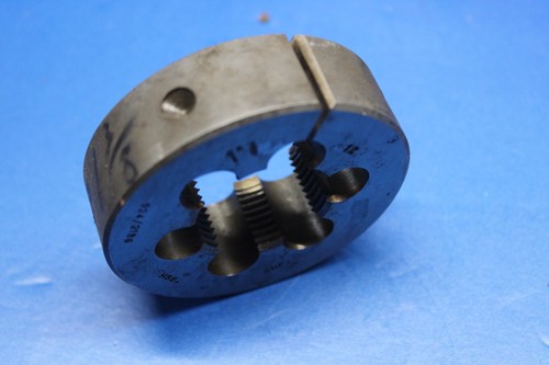 1 3/8" ANF Die 1 inch and 3/8-12 ANF HSS GRD Split die 3" diameter 924/2196 new - Picture 2 of 2