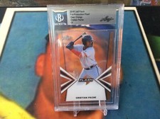 2020 Leaf Flash Cristian Pache Clear Orange 1/1 one of one proof card BGS