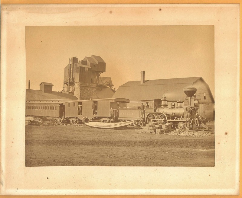 Old Katahdin Ironworks Original Photo Locomotive