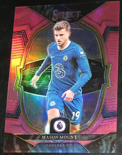 2022-23 Select Premier League Mason Mount Pink Prizm # 01/99 Base #26 Chelsea
