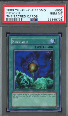 YuGiOh Riryoku TSC-002 Graded PSA 10 GEM MINT Prismatic Rare The