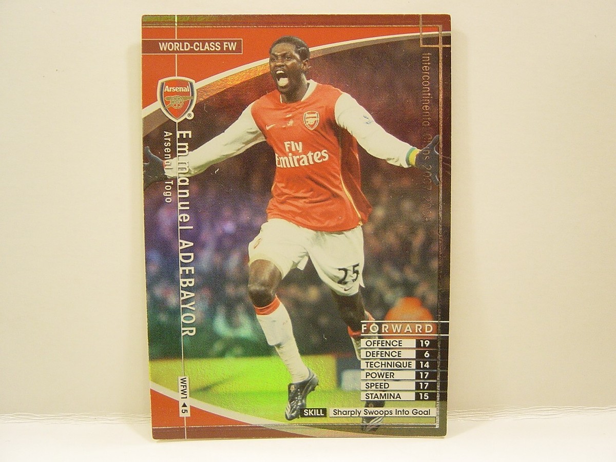 Panini WCCF 2007-08 WFW Emmanuel Adebayor 1984 Togo No.25 Arsenal