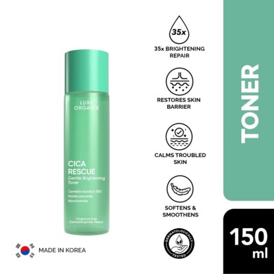 Luxe Organix Cica Rescue Gentle Brightening Toner 150ml | eBay