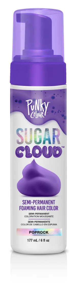 Punky Sugar Cloud, Semi-Permanent Foaming Hair Color, Poprock, 6 fl oz.