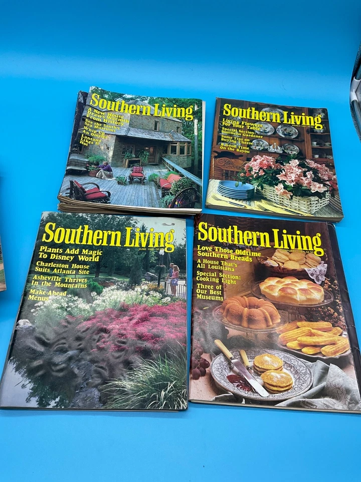 Southern Living Magazine Lot of 11 Issues Various Years Vintage Home & Recipes - Image 3 of 4