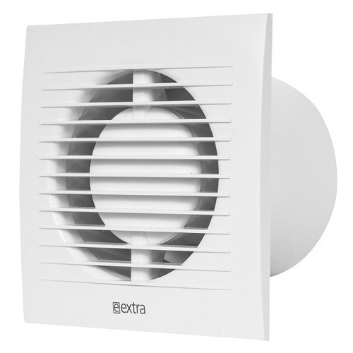 Badlüfter Wandlüfter Abluftventilator Nachlauf Feuchtigkeit Rückstauklappe 125mm - Bild 1 von 4