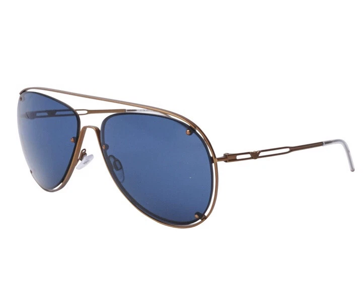 Emporio Armani EA2073 3253 71 Sunglasses Men s Matte Brass Blue