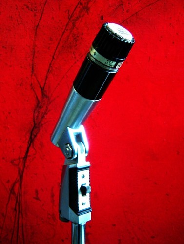 Vintage 1970's Shure 545S dynamic cardioid microphones w desk stand prop display - Picture 3 of 16
