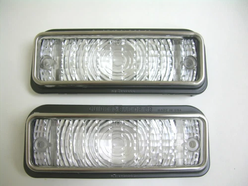 1969 69 Chevelle Malibu SS El Camino Parking Light Lens Pair Park