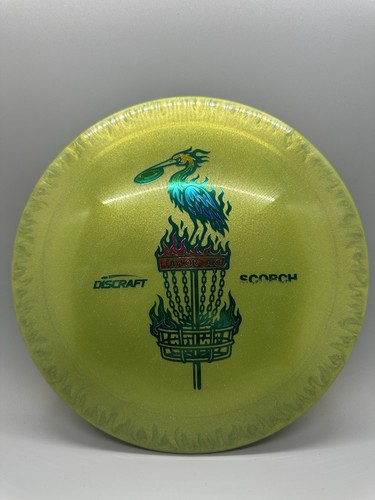 NEW GLITTERBOMB Tri Foil Discraft Flame Ring Scorch Faylor Lake Collab FuZed 172 - Picture 3 of 4