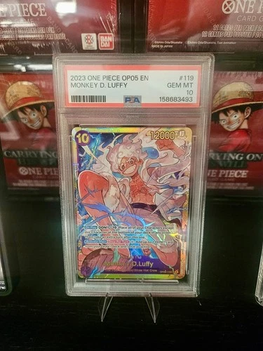 Monkey.D.Luffy OP05-119 One Piece Awakening of the New Era PSA 10