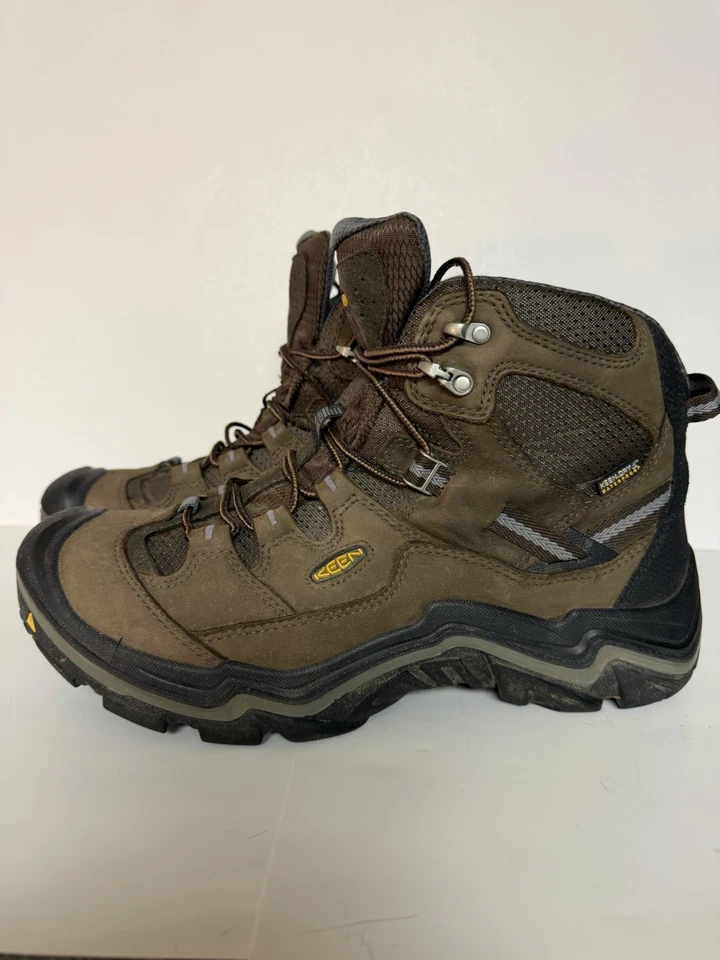 Keen Men’s Durand Mid Keen Dry Waterproof Hiking Boot Men’s 11 Brown Leather - Image 3 of 4