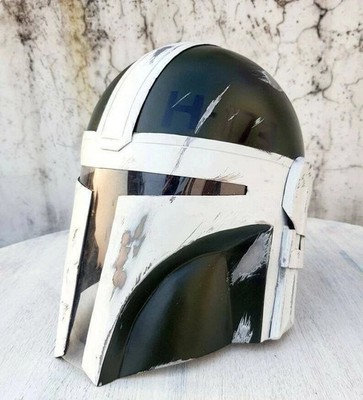 Star Wars Black Series The Mandalorian White Wearable Helmet Collectible Armor