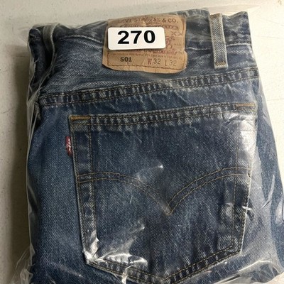 Vtg 80s Levis 501-0115 Jeans Fits Mens 30x30 Blue Faded Denim Made