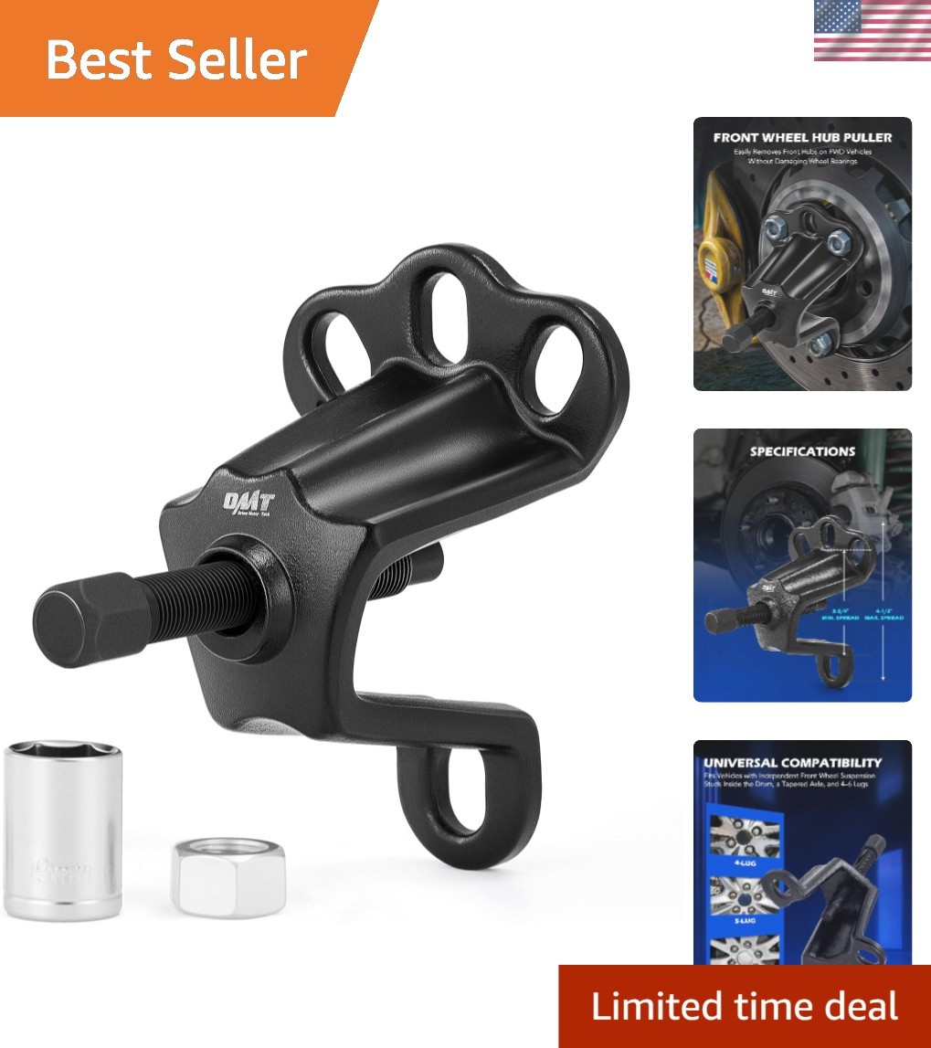 Compact Wheel Hub Puller Set with Forcing Bolt & Socket - Automotive Essential