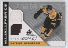 2007-08 SP Game Used Edition Authentic Fabrics Patrice Bergeron #AF-PB 9oa