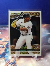 Ke'BRYAN HAYES 2021 TOPPS CHROME UPDATE TOPPS BLACK GOLD #BGC-21 RC