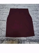 Apt.9 Women's Size Small  burgundy stretch mini skirt