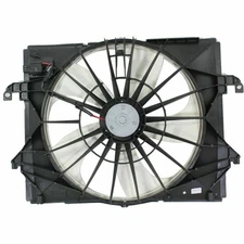 Radiator Single Fan Assembly V6 3.7L R1500 fits 2009 2012 Ram Pickup Ram 1500