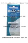 HAND SEWING NEEDLES FOR TAPESTRY SIZE 20 X 6 DMC