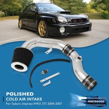 For 02-07 Subaru Impreza Wrx Sti 2.0l 2.5l Turbo Cold Air Intake System Polished For 02-07 Subaru Impreza Wrx Sti 2.0l 2.5l Turbo Cold Air Intake System Polished