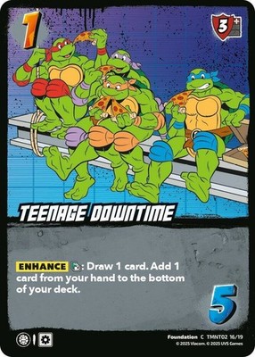 1X-Teenage Downtime (TMNT02)-TMNT01-Teenage Mutant Ninja Turtles-Universus