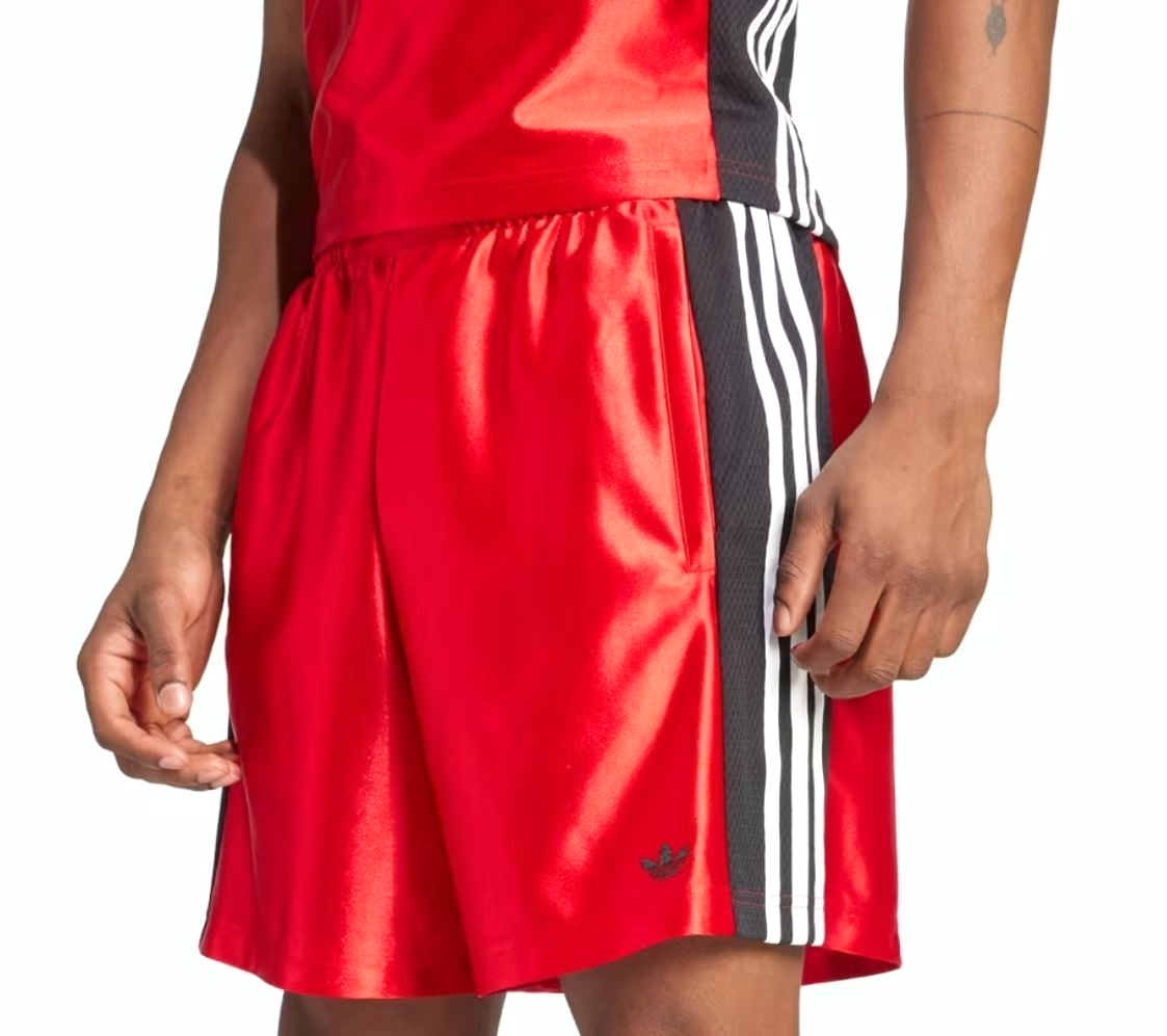 NEW MENS ADIDAS ORIGINALS RETRO POLY BOXING TREFOIL SHORTS ~SIZE