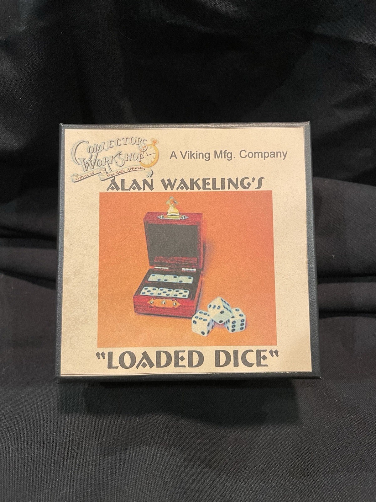 Alan Wakeling Loaded Dice Magic Trick Set w/ Wooden Box & Dice