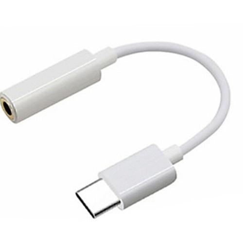 Adaptador USB-C A Jack 3.5 Mm - Conector De Audio, Para Auriculares Tradicionales En Móviles Sin Toma