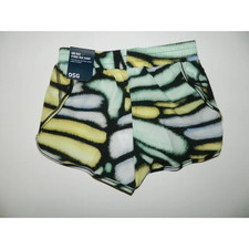 DSG girl's Multi Color Butterfly Stride Athletic Performance Shorts - Small H16
