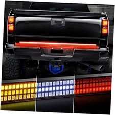 60 Inch Tailgate Light Bar, Aluminum Frame 60" Rigid Triple Row - Amber Turn