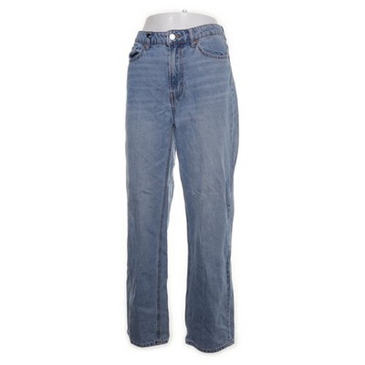 &Denim by H&M, Jeans, Größe: 38, LOOSE STRAIGHT HIGH WAIST, Blau, Einfarbig #SAX