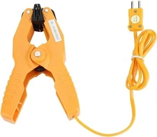 Pipe Clamp Thermocouple Type K Sensor 1/4-1-3/8" HVAC Temperature 40-200℃