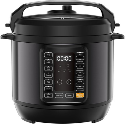 NEWBULIG 16-In-1 Electric Pressure Cooker, 6QT Multi Cooker with 12 Presets, Slo
