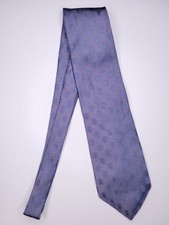 Van Hesuen Mens Formal Necktie 60"Lx3.75"W Blue Neck Tie